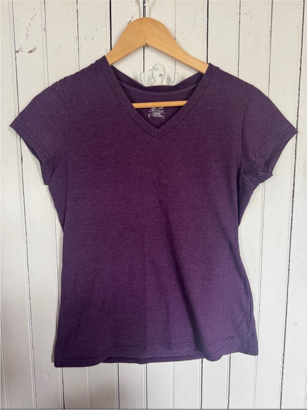 Champion Loose Fit T-Shirt Deep Purple Size S
